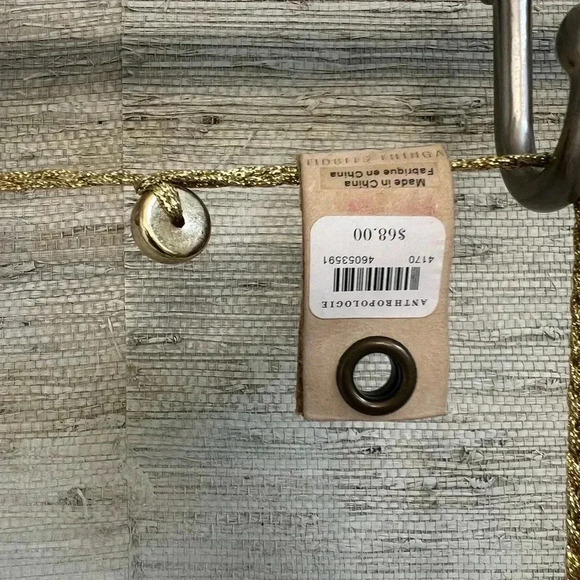 NWT new Anthropologie chunky stone statement necklace tan pink gray blue - Picture 7 of 9